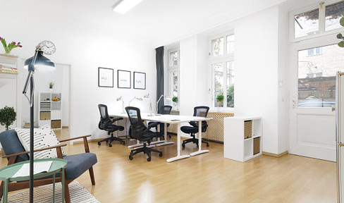 Plug & play office in top location for 12 employees (over 2 floors)