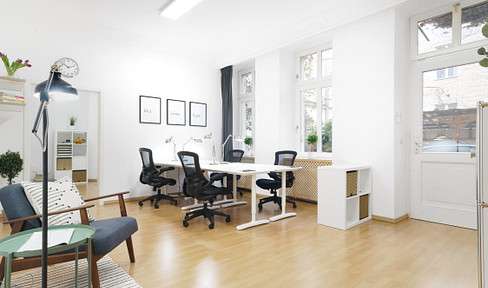 Plug & play office in top location for 12 employees (over 2 floors)