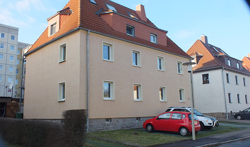 1 ZKB + balcony in Zwickau-Auerbach, top floor apartment