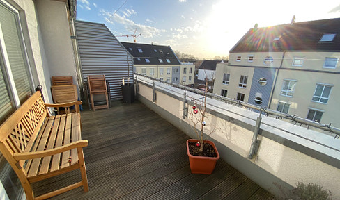 Maisonette Wohnung mit  4-Zimmer, Balkon, Bad mit Fenster und Badewanne