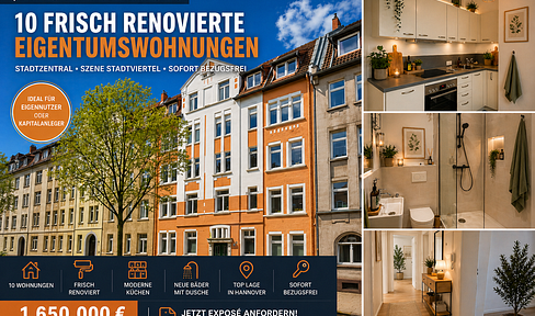10-family house for sale in Hannover-Linden Mitte