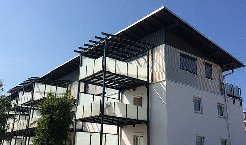 Lichtdurchflutete und neu renovierte 1,5-Zimmer Wohnung mit Terrasse und EBK - Nr. 12