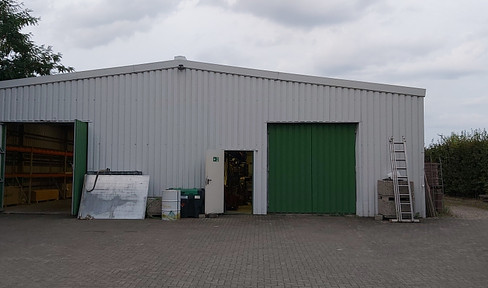 Warehouse in the port of Neuss