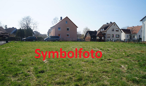 Building plot for a residential and commercial building in the Wetterau region.