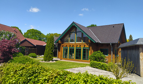 Log cabin for a feeling of well-being.