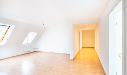 Bright, large 2-room attic apartment near the zoo