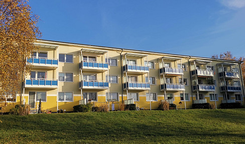 Green, quiet, bright, 2-room apartment, west-facing balcony, fitted kitchen, fully furnished.