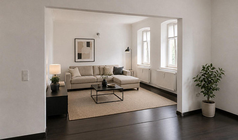 Exklusive, moderne Wohnung mit Dachterrasse offener Küche, Kamin und Stellplatz
