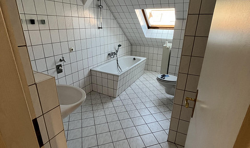 Top floor apartment with balcony and view over Zwickau