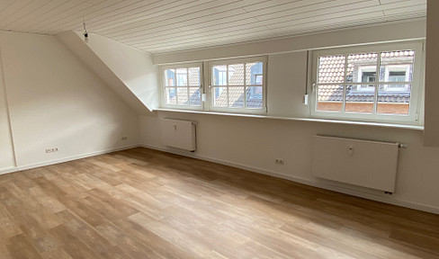 High-quality renovated top floor apartment in a good city center location