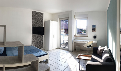 Hochwertiges Apartment vollmöbliert mit großem Balkon ab Oktober 26 frei