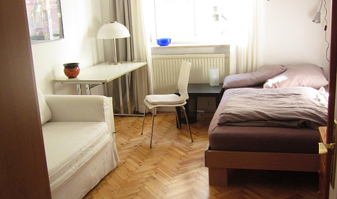 nice fully furnished 2.5 room apartment near LMU,MTU,university