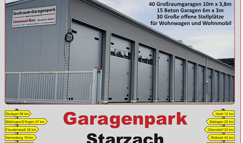 Großraumgarage im Garagenpark