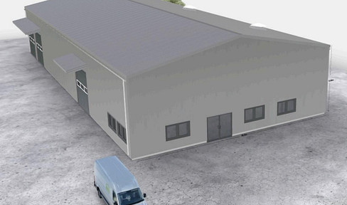 NEW! partial purchase possible/ production/exhibition/sales rooms, storage rooms and halls, office units
