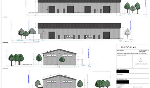 ! RESTPLÄTZE SICHERN ! Neubau in Top-Lage: Moderne Warmhalle mit Büros