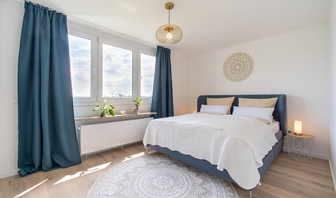 Moderne 3-Zimmer-Wohnung mit WestBalkon -  Nebenkosten und WiFi enthalten