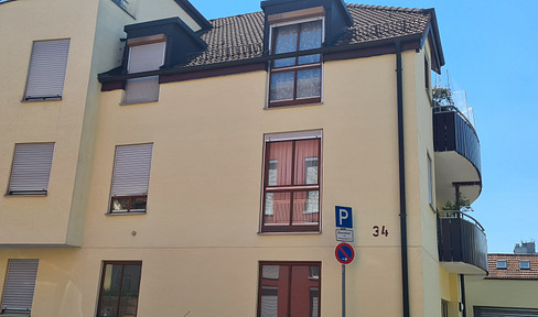 **Commission-free** Modern 2-room apartment with balcony, garage, cellar, laundry room