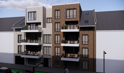 City center apartment, 2 rooms, kitchen, dining area, bathroom, 58 m² with balcony, accessible, geothermal heat pump, photovoltaic system.