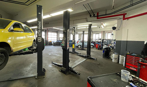 Car workshop for passenger cars