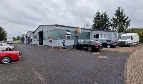 Production hall & warehouse + property / office / WC / parking lot Rented as a capital investment