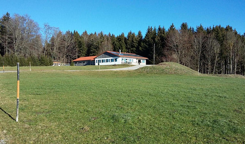 Single-family house with commercial annex in the outer area