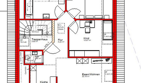 3-Zimmer-Wohnung Dachgeschoss