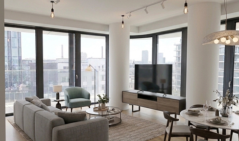 Luxuriöse 4 Zimmer Wohnung im Grand Tower Deutschlands höchstem Wohnturm