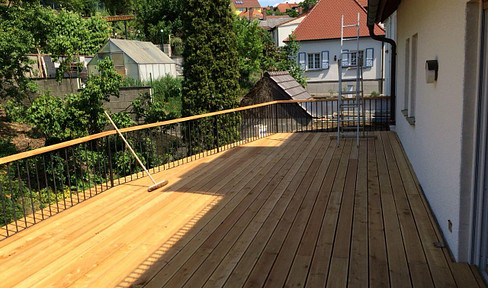 Quiet rooftop apartment located near the city center.
