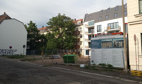 4 plots for approx. 60 micro-apartments in the Volkmarsdorf student district, close to the city center