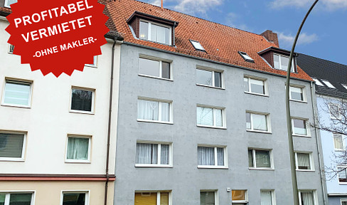 2-room attic apartment in Hamburg-Harburg - Lucratively rented without brokerage fee