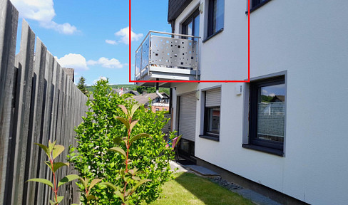 2 room apartment in a quiet central location 44 m² partly furnished with balcony