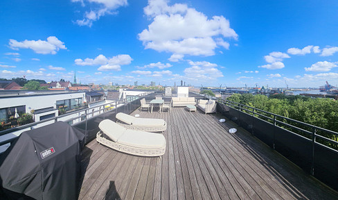 Provisionsfreies Penthouse mit Elbblick