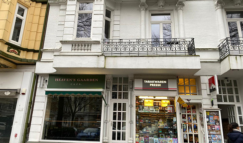 Ein Traum Café/Bistro in der Eppendorfer Landstraße 96 (85,77 Ladenfläche und 62,08m² Souterrain)