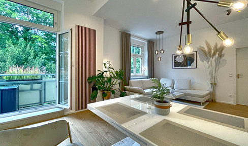 completely refurbished exclusive 3.5-room apartment in an old building in the heart of Bad Reichenhall