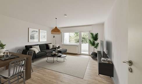 Attraktive, schöne und helle 3-Zimmer-Wohnung mit Balkon