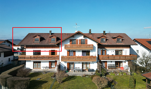 Provisionsfrei - 3 Zi. DG-Wohnung inkl. TG mit Wendelsteinblick - FREI