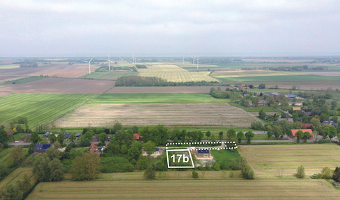 Large building plot near the North Sea resort of Otterndorf