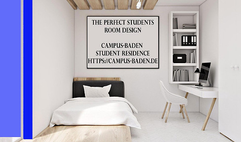 Student room (furnished) in the student residence Campus Baden