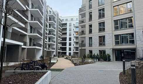 *NEW CONSTRUCTION* Chic 1.5 room apartment with balcony in Frankfurt Ostend
