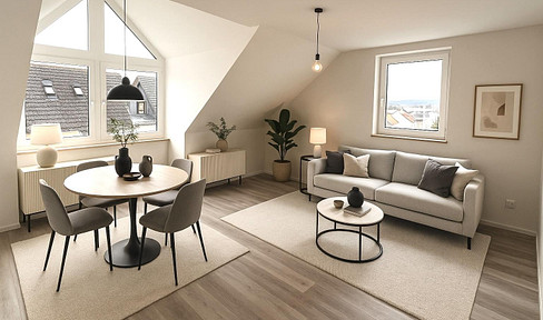 Very spacious, completely renovated apartment with a view and modern furnishings