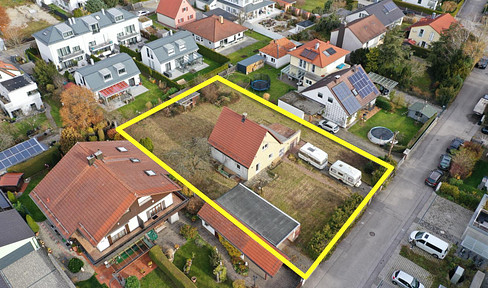 Large building plot in very good location in Germering-Harthaus (near Munich / free of commission)