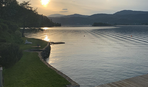 Exklusive Ferienwohnung direkt am Wörthersee Bootsplatz oder Boje optional