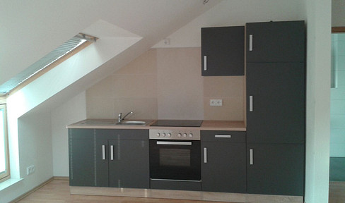 Bright 2 room attic apartment