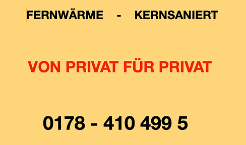*V Privat* 2 Zimmer Wohnung - Modern Kersaniert - Fernwärme - ab sofort verfügbar