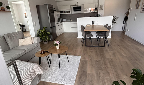 At home today- Modern and energy-efficient new build (KfW40) with 3-room apartment