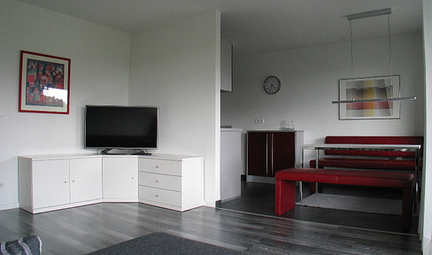 Möblierte 2-Zi.-Wohnung für 1 Person (Nichtraucher) mit Südbalkon