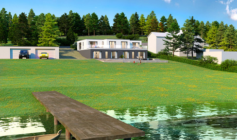 Architektenhaus in Premiumlage am Wasser -Wohnen auf höchstem Niveau-