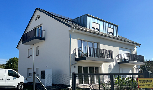 2-room attic apartment with large balcony - new build 2023