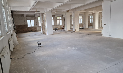 Office/hall on the ground floor, open space and parking spaces possible