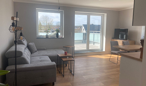 2-room penthouse apartment in Lütjensee: ++New construction++ energy-efficient++ elevator++ accessible++ fitted kitchen.